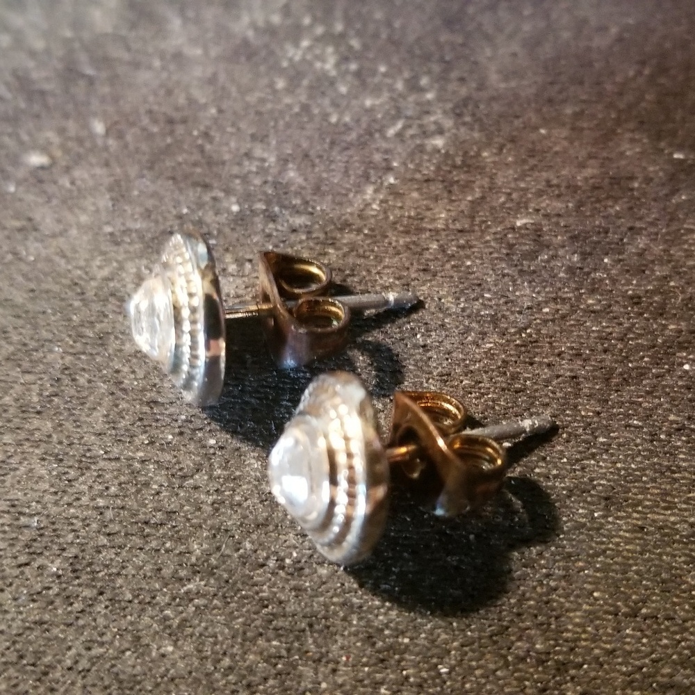 1 pair of costume jewelry post earrings